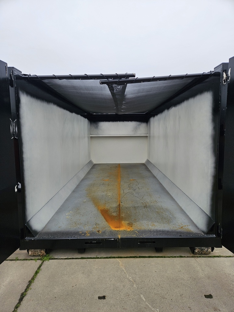 Puincontainer ⁠6000 x 2300 x 2000 Zwart