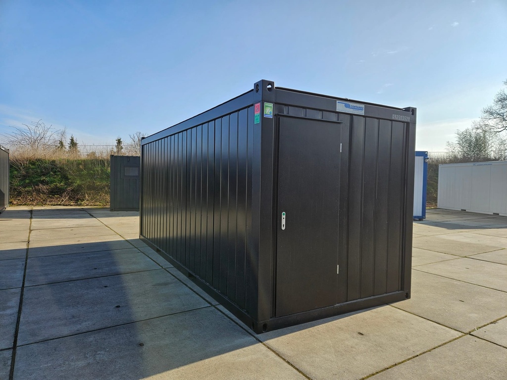 Neuer Bürocontainer 6m x 2m40 DKVR Schwarz