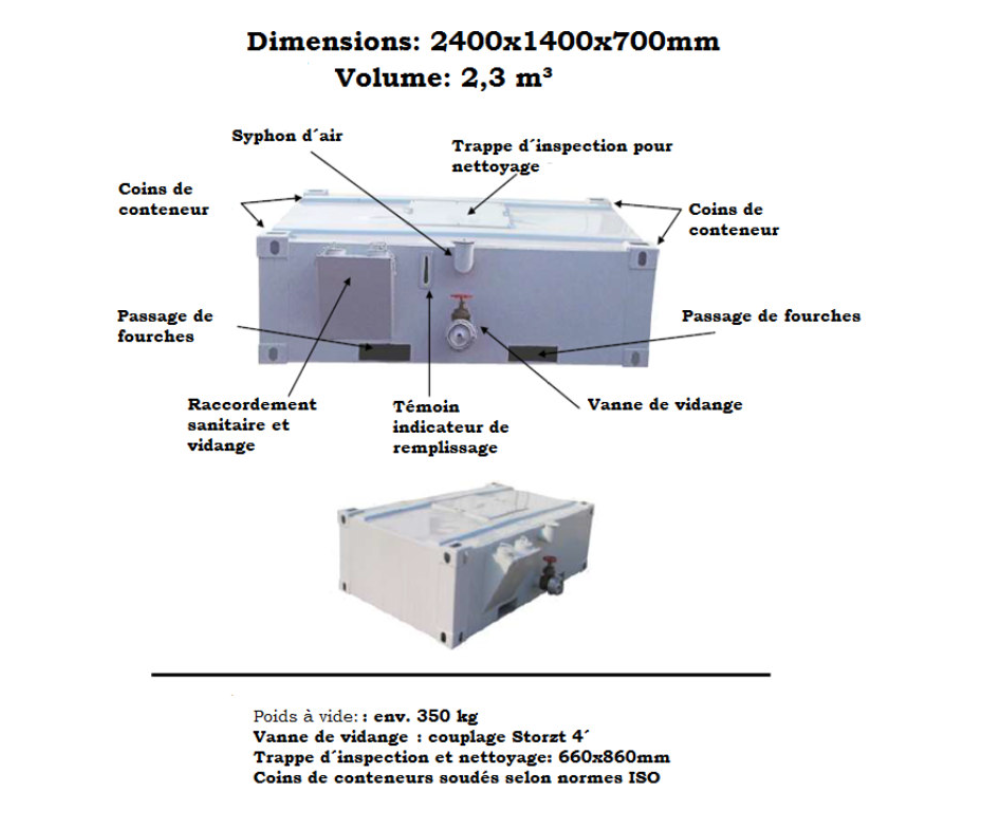 Fosse septique 8ft CTX