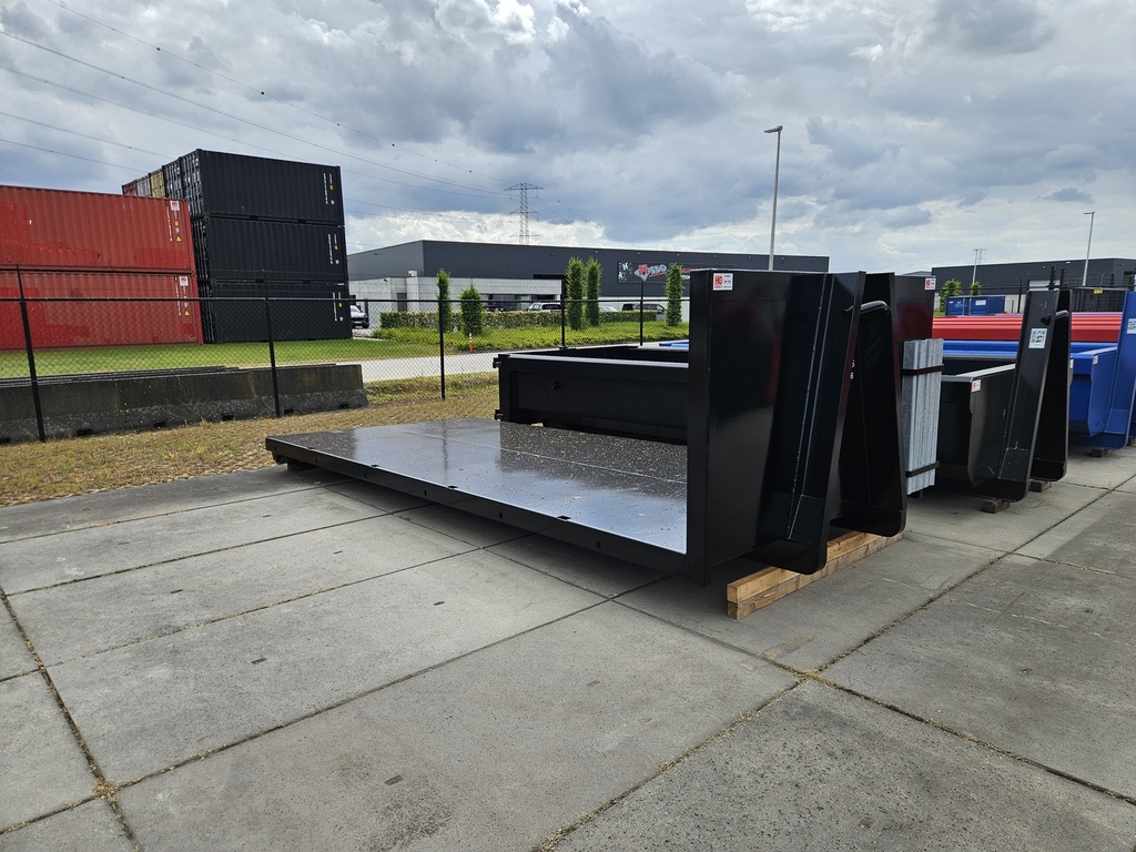 Flatbed container 5500 x 2550 x 1400 Black