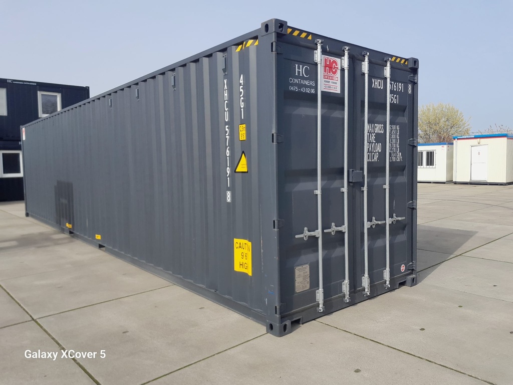 40ft HC Container Nieuw (One way) Donkergrijs 