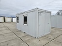 Nieuwe bureelcontainer 5m x 2m40 DKVL Lichtgrijs