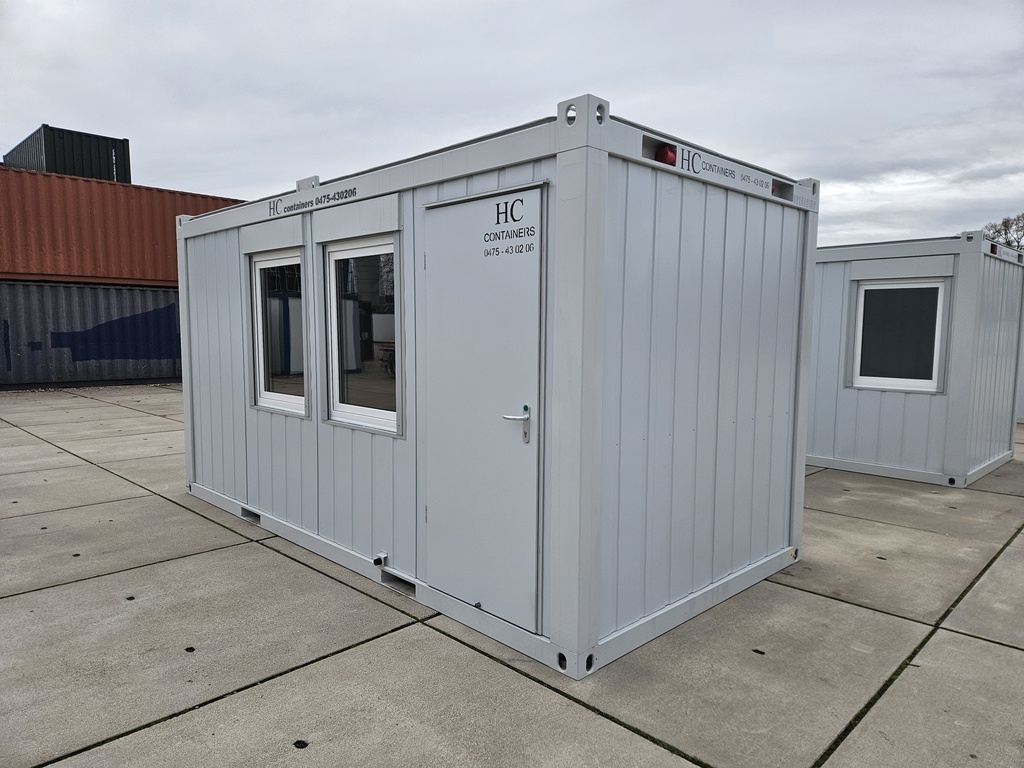 Neu Buröcontainer 5m x 2m40 AR Hellgrau
