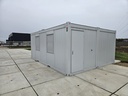 Nieuwe bureelcontainer 6m x 4m80 DKVLVR Lichtgrijs