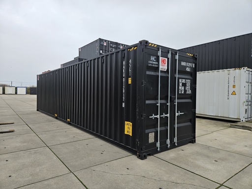 40ft HC Container Nieuw (One way) Zwart